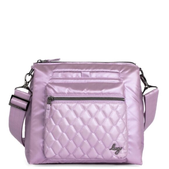 Lug Wander Crossbody Bag Metallic Sugarplum Lavender Pastel Purple - Picture 1 of 14
